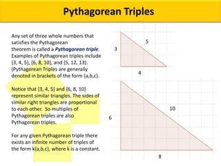 Toradh íomhá ar Pythagorean Theorem Number Sets
