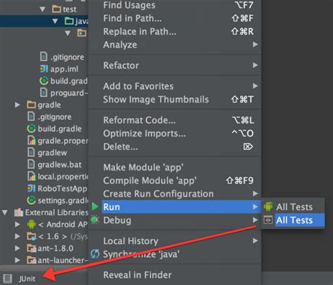 Android Studio for Testing に対する画像結果