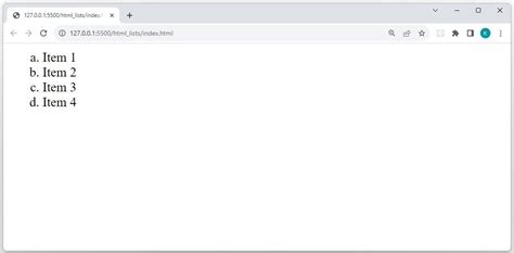 Types of Lists in HTML に対する画像結果