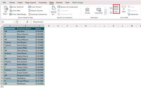 Image result for How to Sort Things in Excel