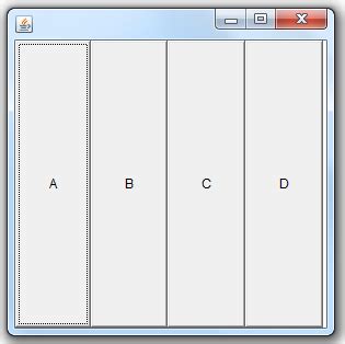 java swing boxlayout に対する画像結果
