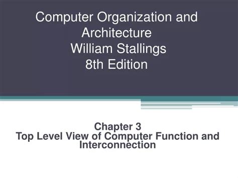 Image result for Computer Organization and Architecture William Stallings