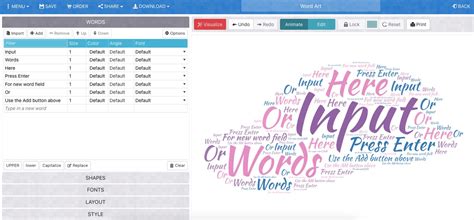 Image result for Steps to Process Word Art