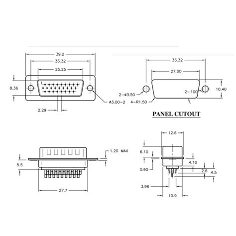Toradh íomhá ar DB25 Connector Pinout