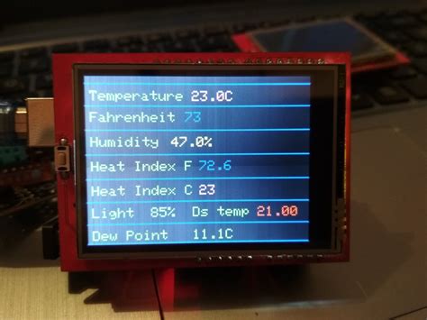 Image result for Arduino Weather Station TFT