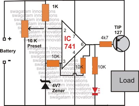 Image result for Low Battery Circuit