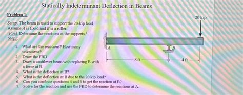Toradh íomhá ar Statically Indeterminant Beams Examples