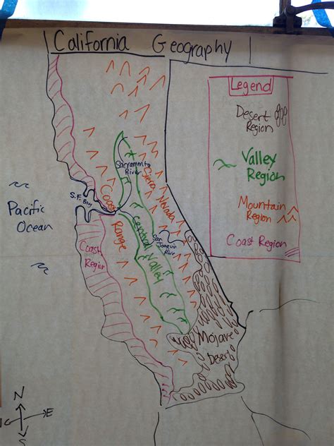 California Geography Map Project に対する画像結果