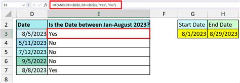 Toradh íomhá ar Between Function Excel