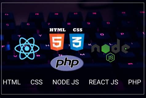 Image result for HTML/CSS JS React Node WordPress Images