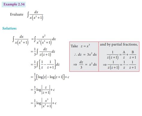 Method of Substitution Integrals के लिए छवि परिणाम