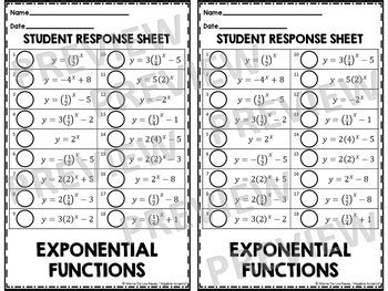 Image result for Matching Exponential Situation to Graph