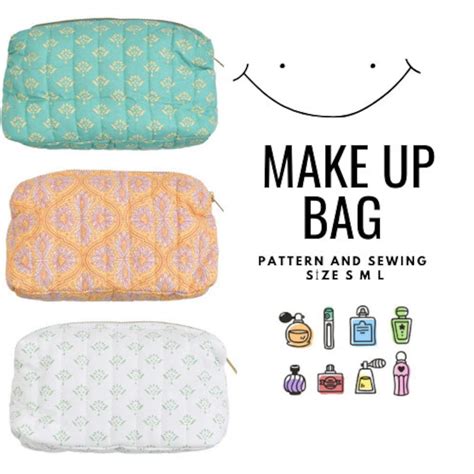 Toradh íomhá ar Cosmetic Bag Sewing Pattern