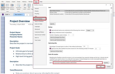 Toradh íomhá ar Paste Options in OneNote