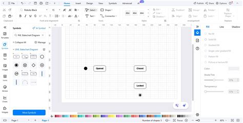 Image result for State Chart Diagram for Library Management