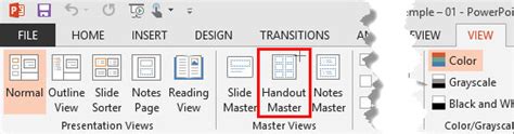 Image result for Hand Out Master View PowerPoint