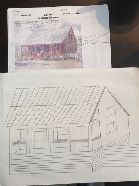 Art appreciation : one point perspective house