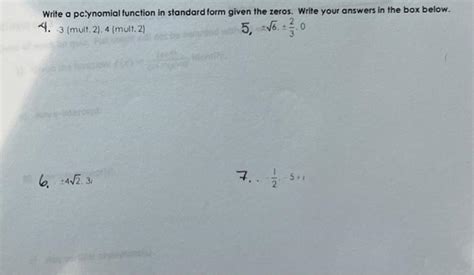 Image result for Polynomial Standard Form Formula