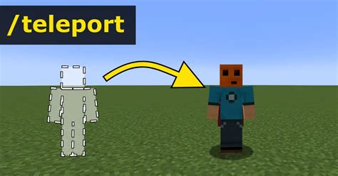 Toradh íomhá ar Command Teleporrt Minecraft Bedrock