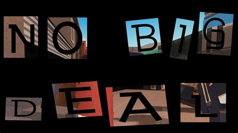 Image result for Roblox No Big Deal Project Image