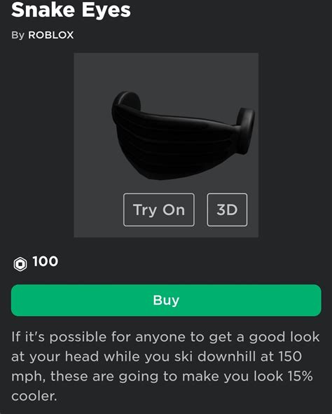 Afbeeldingsresultaten voor Snake Eyes Roblox