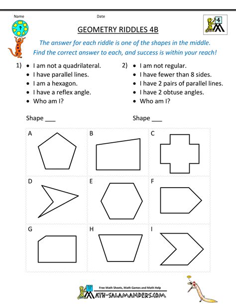Image result for Fourth Grade Math Geometry