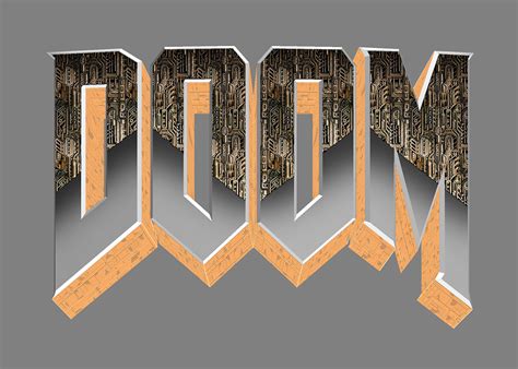 Image result for Doom Logo Drawing