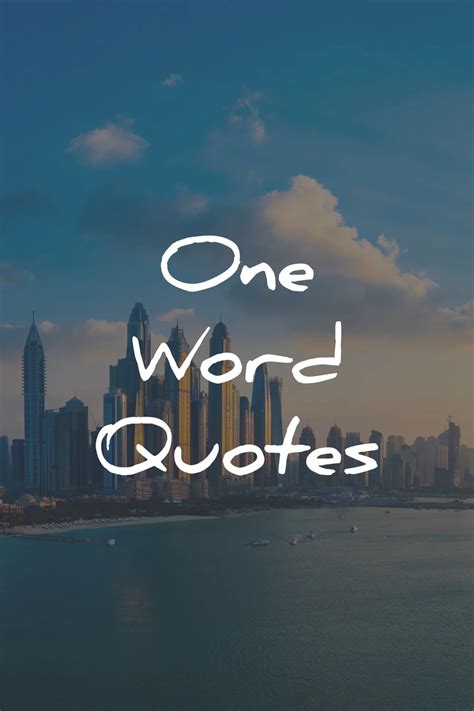 Afbeeldingsresultaten voor One Word Quotes for Girls