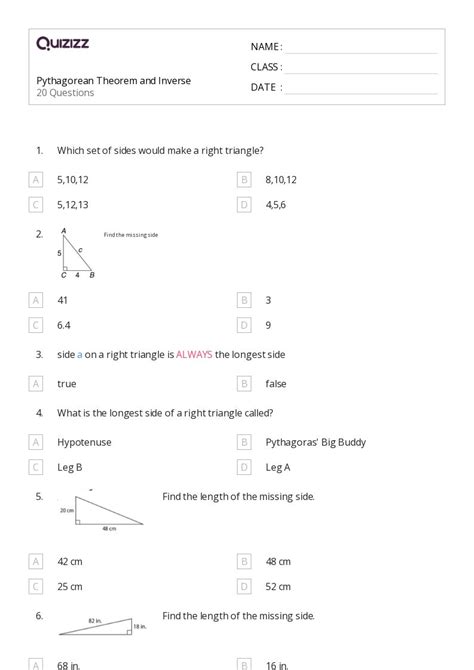Image result for Inverse Pythagorean Theorem
