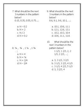 Image result for What's My Rule Worksheet