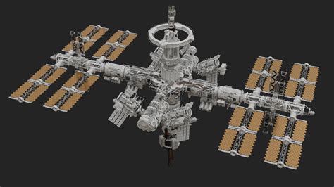 Image result for Damaged Space Station 3D Model
