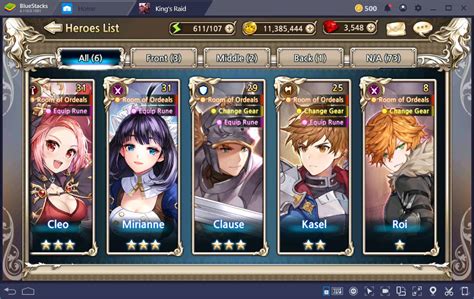 Toradh íomhá ar Kings Raid Main Character