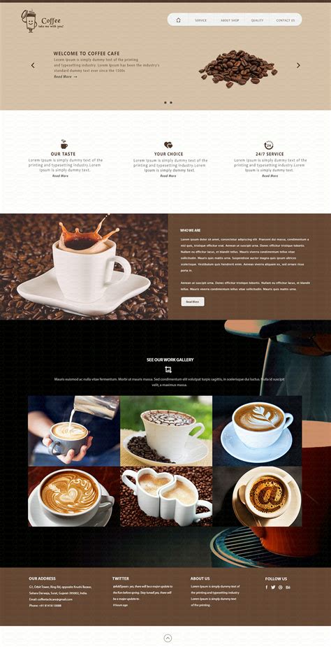 Cold Brew Coffee Website Template に対する画像結果