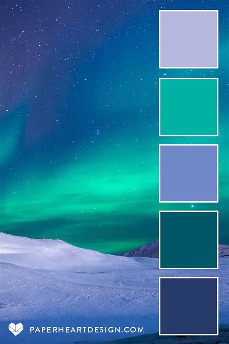 Résultat d’images pour Northern Lights Color Chart