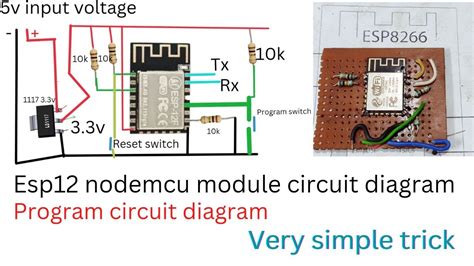 Toradh íomhá ar Esp8266 Minimal Circuit