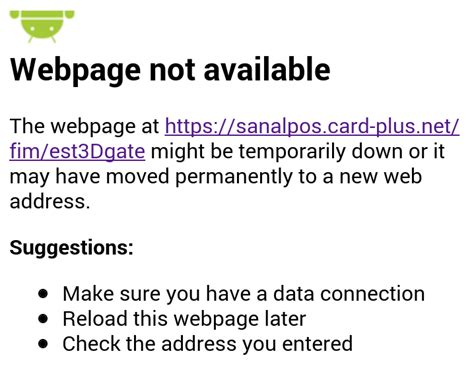The Android Browser Web Page Is Not Available に対する画像結果