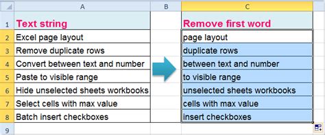 Afbeeldingsresultaten voor How to Remove Second Word in Excel