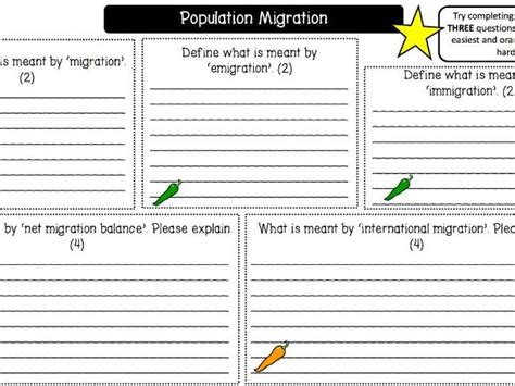 Image result for Migration Worksheet