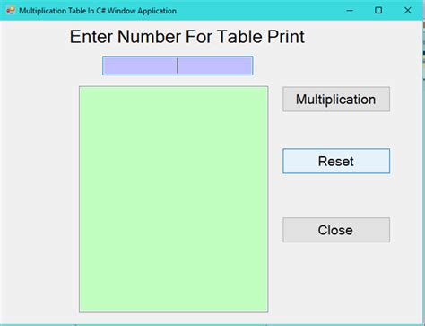 Image result for How to Create a Table in C#