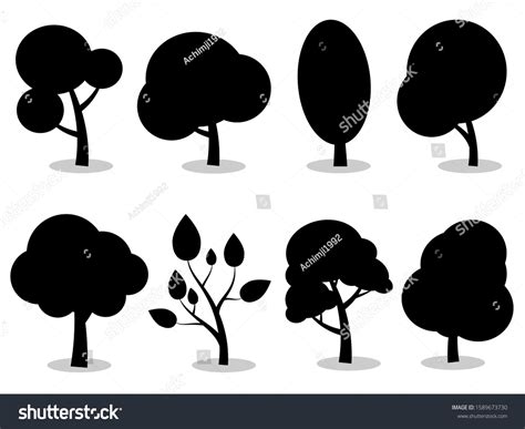Image result for Tree Symbol Black and White