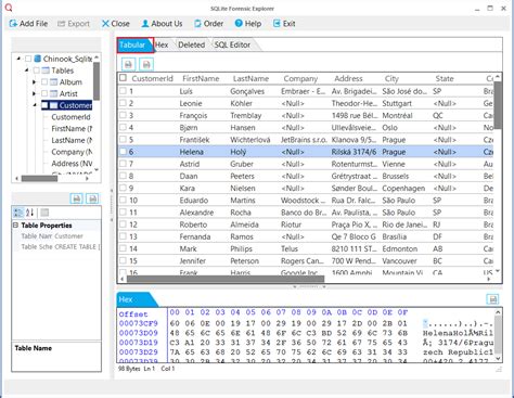 Afbeeldingsresultaten voor SQLite Forensic Explorer