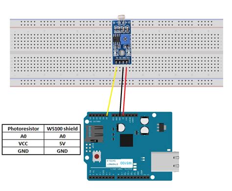 Image result for Wiring Diagram of Photo Resistor Arduino