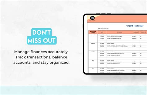 Image result for Checkbook Ledger