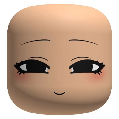 Image result for Roblox Face Blush Cute