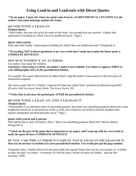 Image result for In Text Citation or Lead In