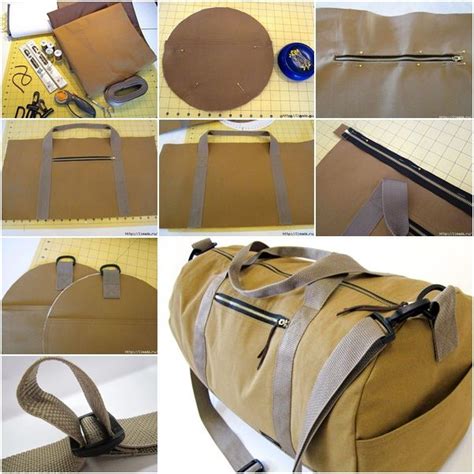 Toradh íomhá ar Leather Duffle Bag Pattern