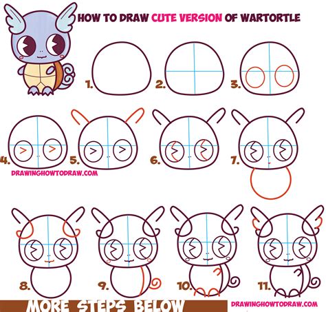 Pokemon Drawing Tutorial Step by Step に対する画像結果
