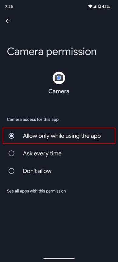 Image result for Android Camera Not Permitted