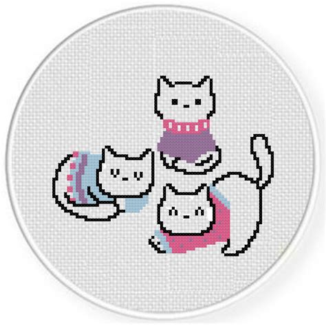 Image result for Cat Kitten Cross Stitch Patterns