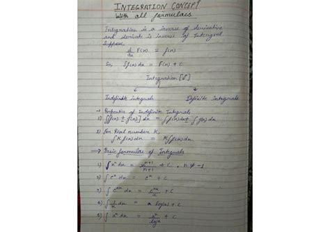 Image result for Class 12 Maths Integration All Formulas BAC to IIT Lavel